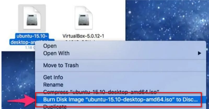 Finder で書き込む