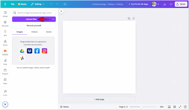 画像をインポート