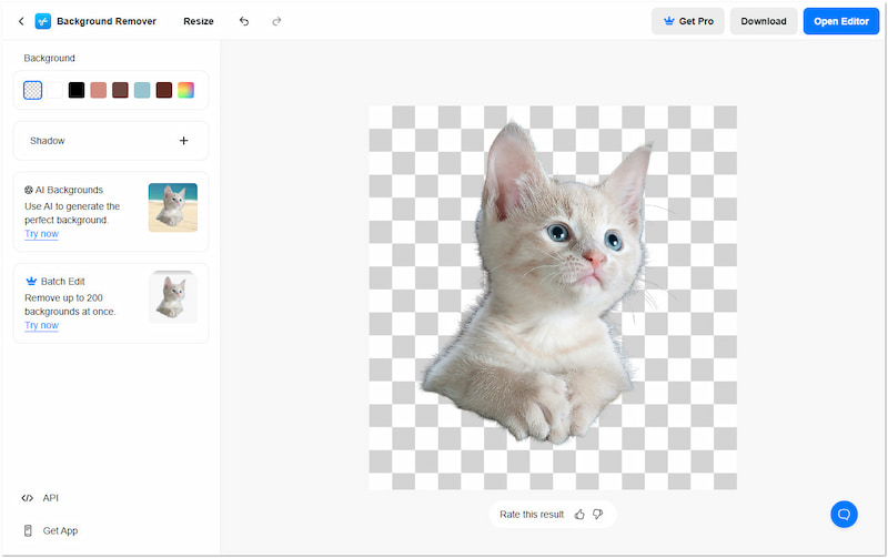 Pixelcut 無料透明背景メーカー
