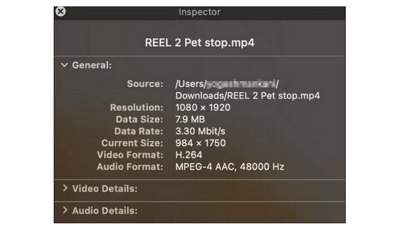 QuickTime を使って再生できない MOV を修復