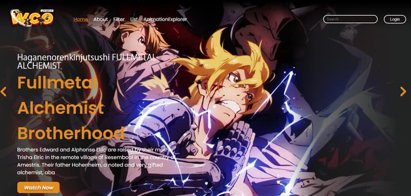 WatchCartoonOnline でアニメを見る