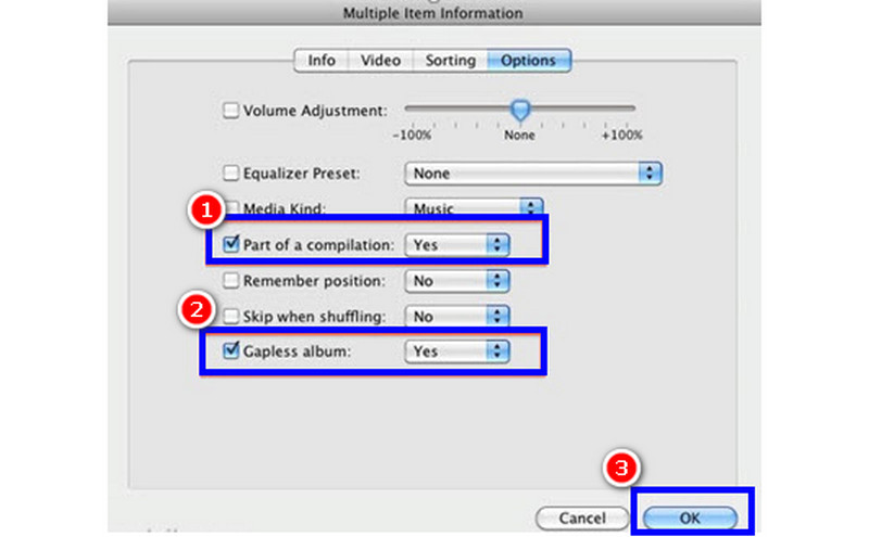 音声ファイルを結合する（iTunes）