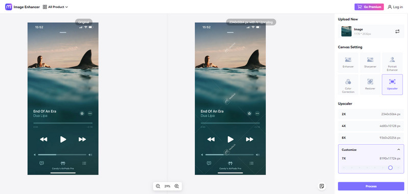 Media.io AI Image Enhancer