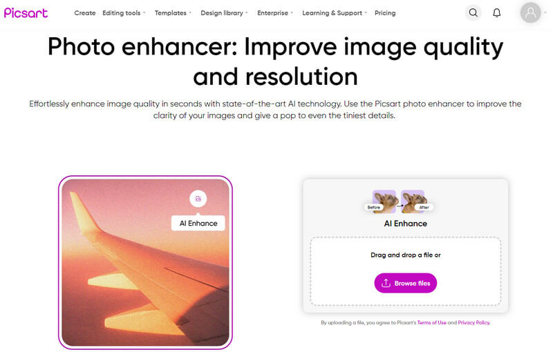 Picsart AI Photo Enhancer