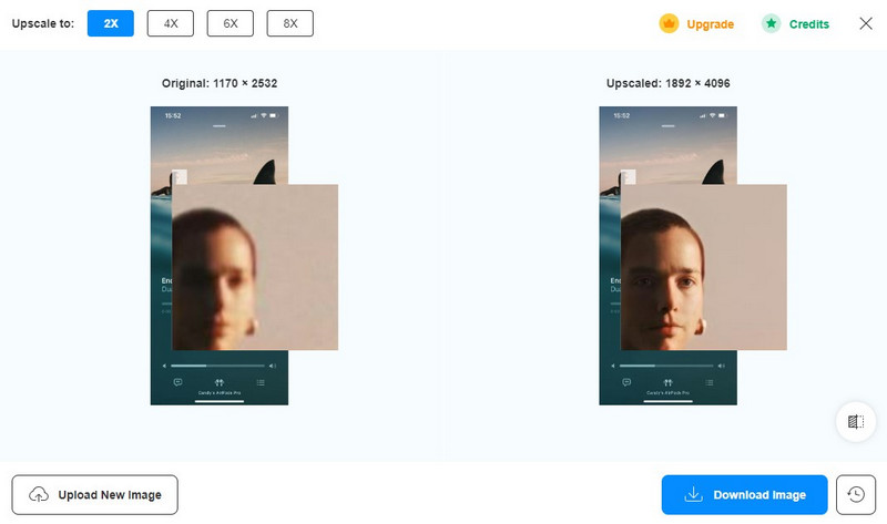 Vidmore Image Upscaler スクリーンショット強化