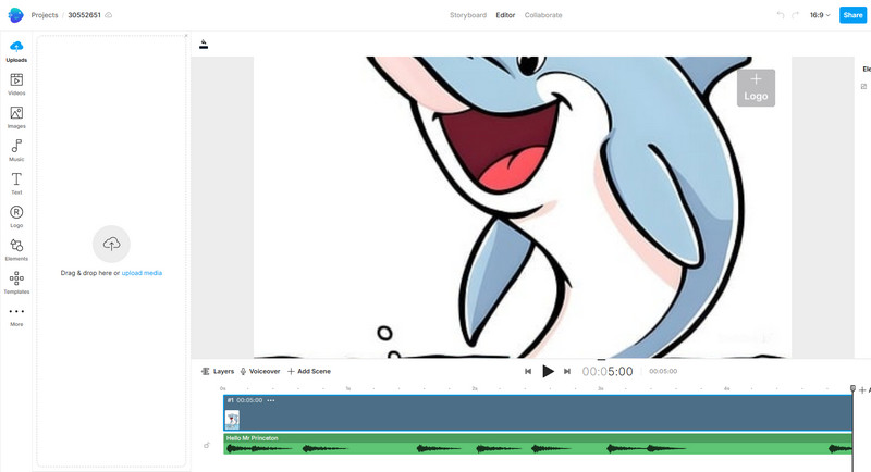 Invideo オンライン動画エディター