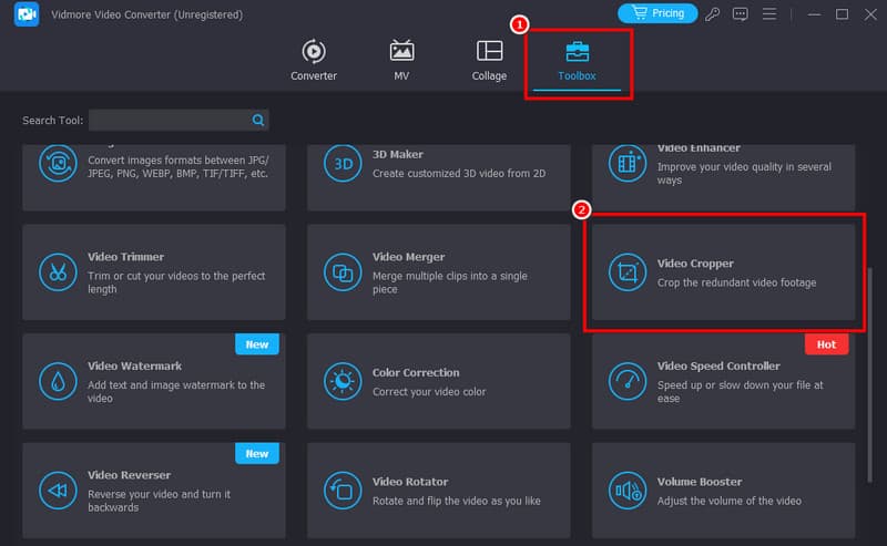 ツールボックス 動画トリミング GIFを追加 Vidmore