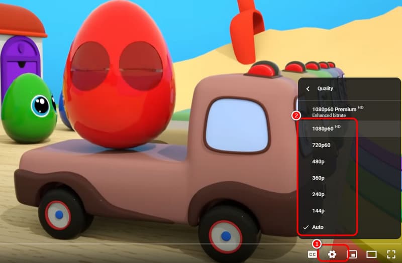 高画質でYouTubeを再生に設定