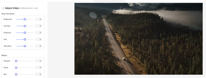 Veed 動画カラー強化ツール