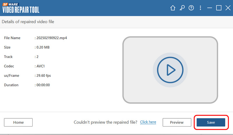 Sfware「保存」ボタン