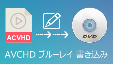 AVCHD動画ファイルをブルーレイに書き込み、保存する方法