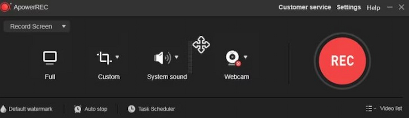 Apowersoft オンラインスクリーンレコーダー