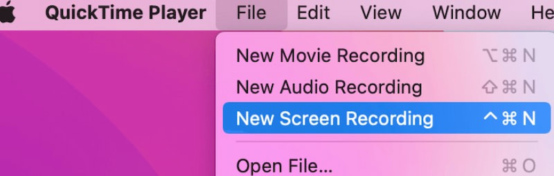 QuickTime Player 新規画面収録