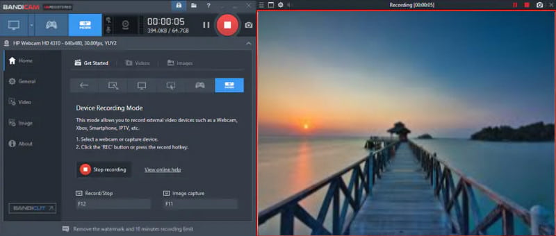 Bandicam 画面レコーダー
