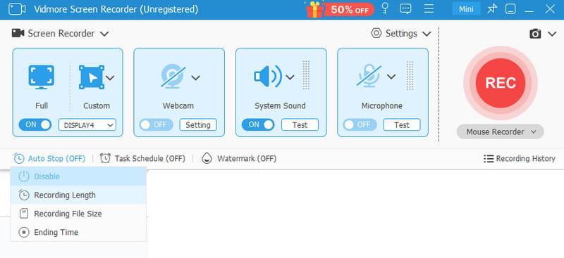 Vidmore スクリーンレコーダー
