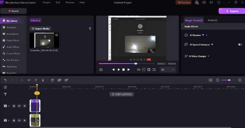 Wondershare Democreator Skype通話レコーダー