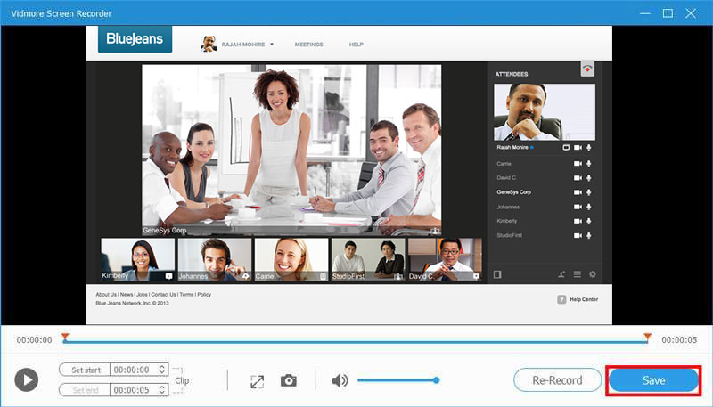 BlueJeans ミーティング