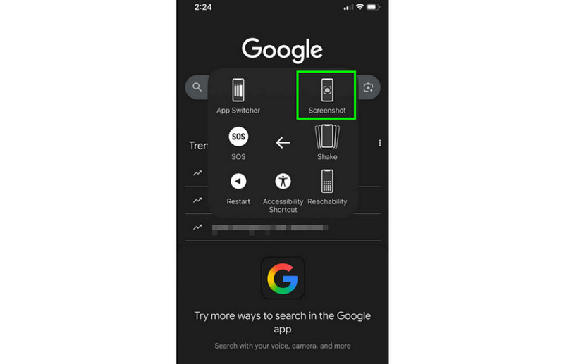 Google Chrome iOSでスクリーンショットを撮る方法