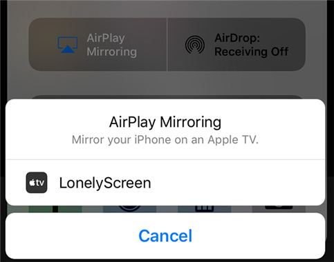 LonelyscreenへのAirplay