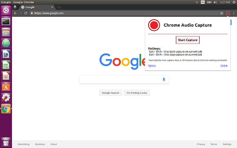 「Chrome Audio Capture」
