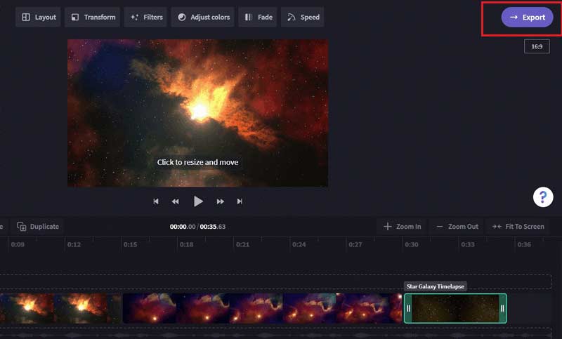 動画を書き出す