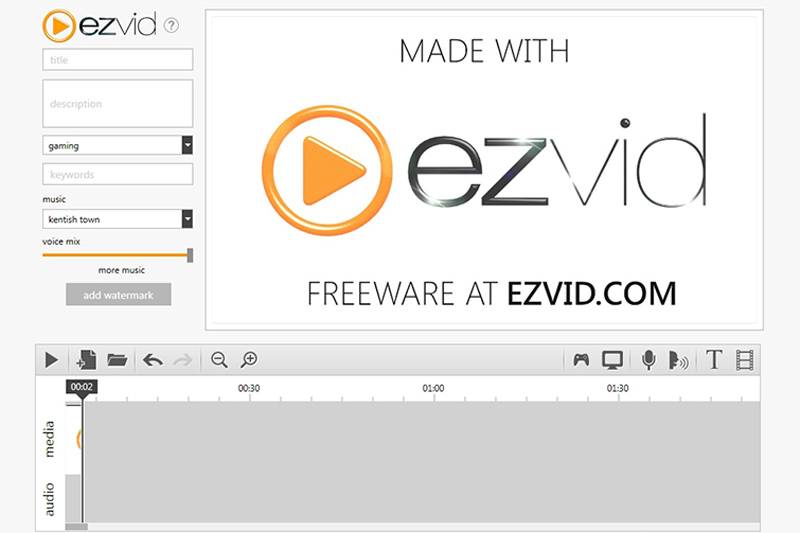 Ezvid HDスクリーンレコーダー