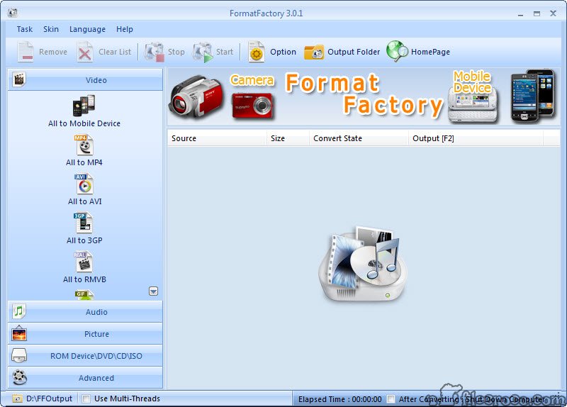 フォーマットファクトリ