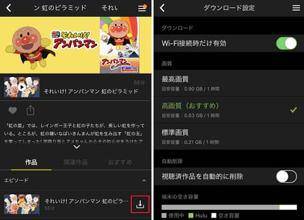 Hulu動画をダウンロード