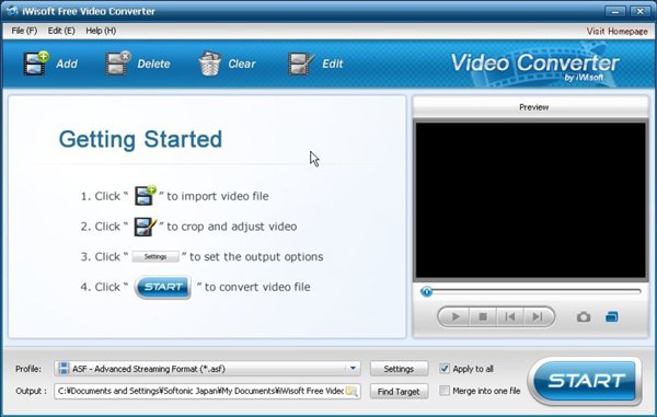 iWisoft free Video Converter