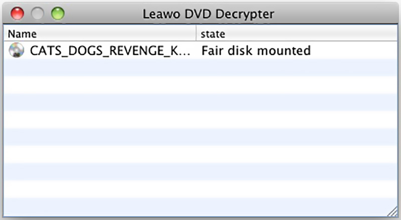 Mac用Leawo DVD Decrypter