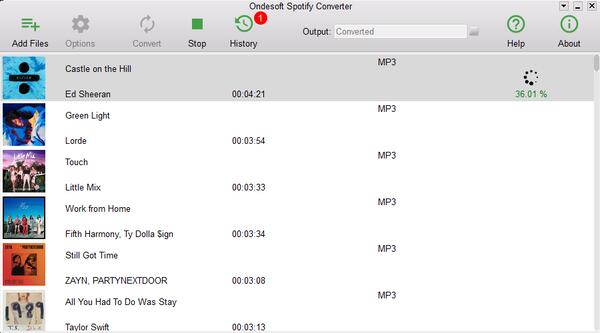 Ondesoft Spotify音楽変換
