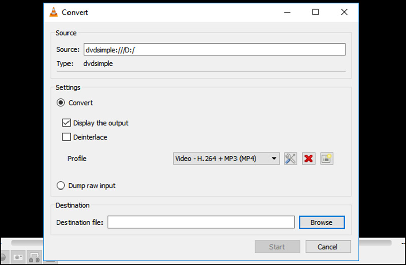 VLCでDVDをリッピングする