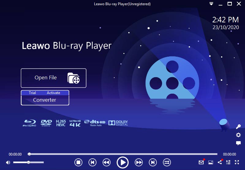 Leawo Blu-ray Playerを起動
