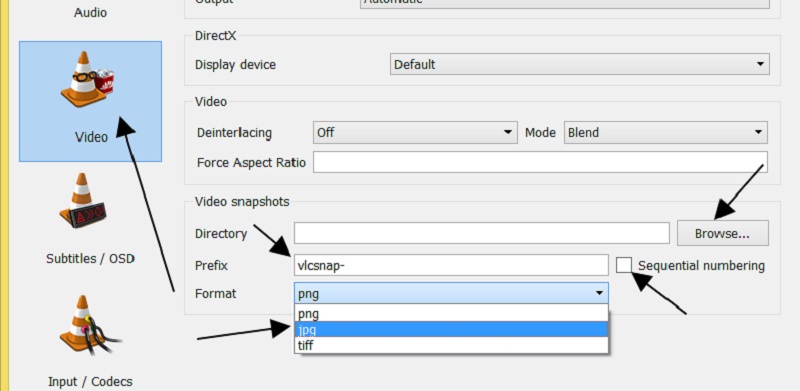 スナップショットの保存場所