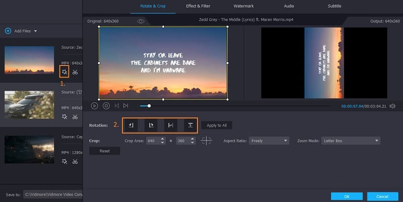 動画の編集と回転