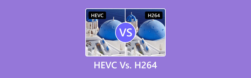HEVC と H.264 の比較