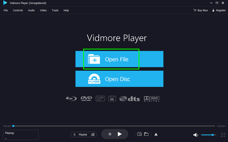 Open File Vidmore